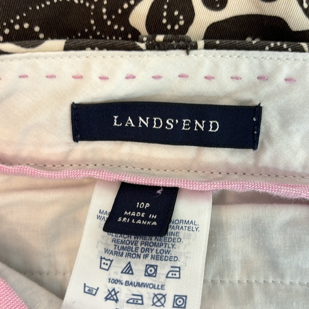 Lands end 100% cotton Woman’s pants Size 10P - Picture 2 of 6